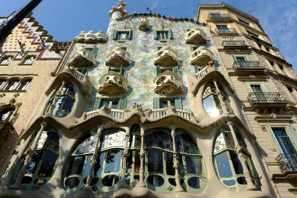 バルセロナのガウディ建築、カサバトリョの外観