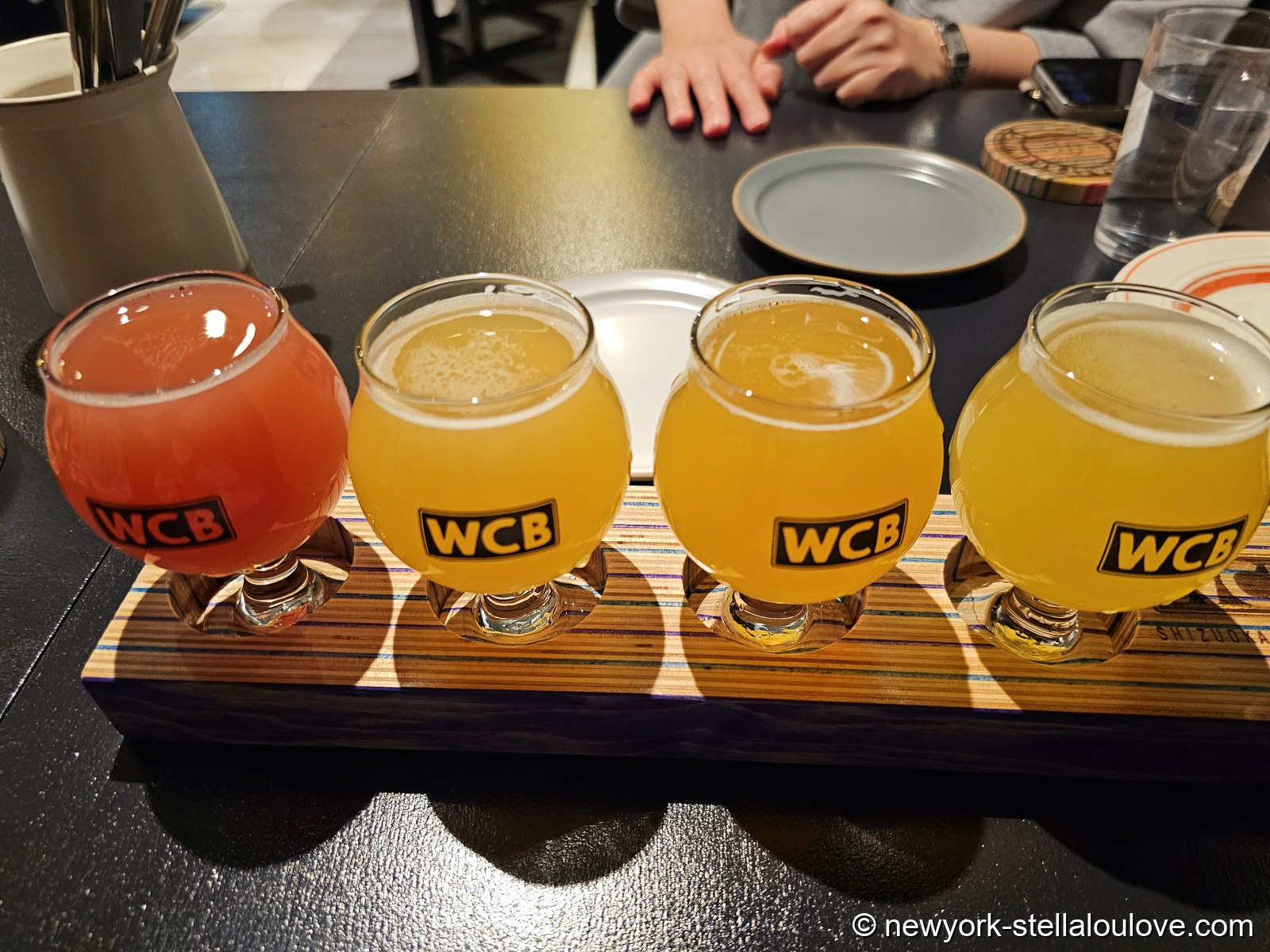 West Coast Brewingのビールフライト