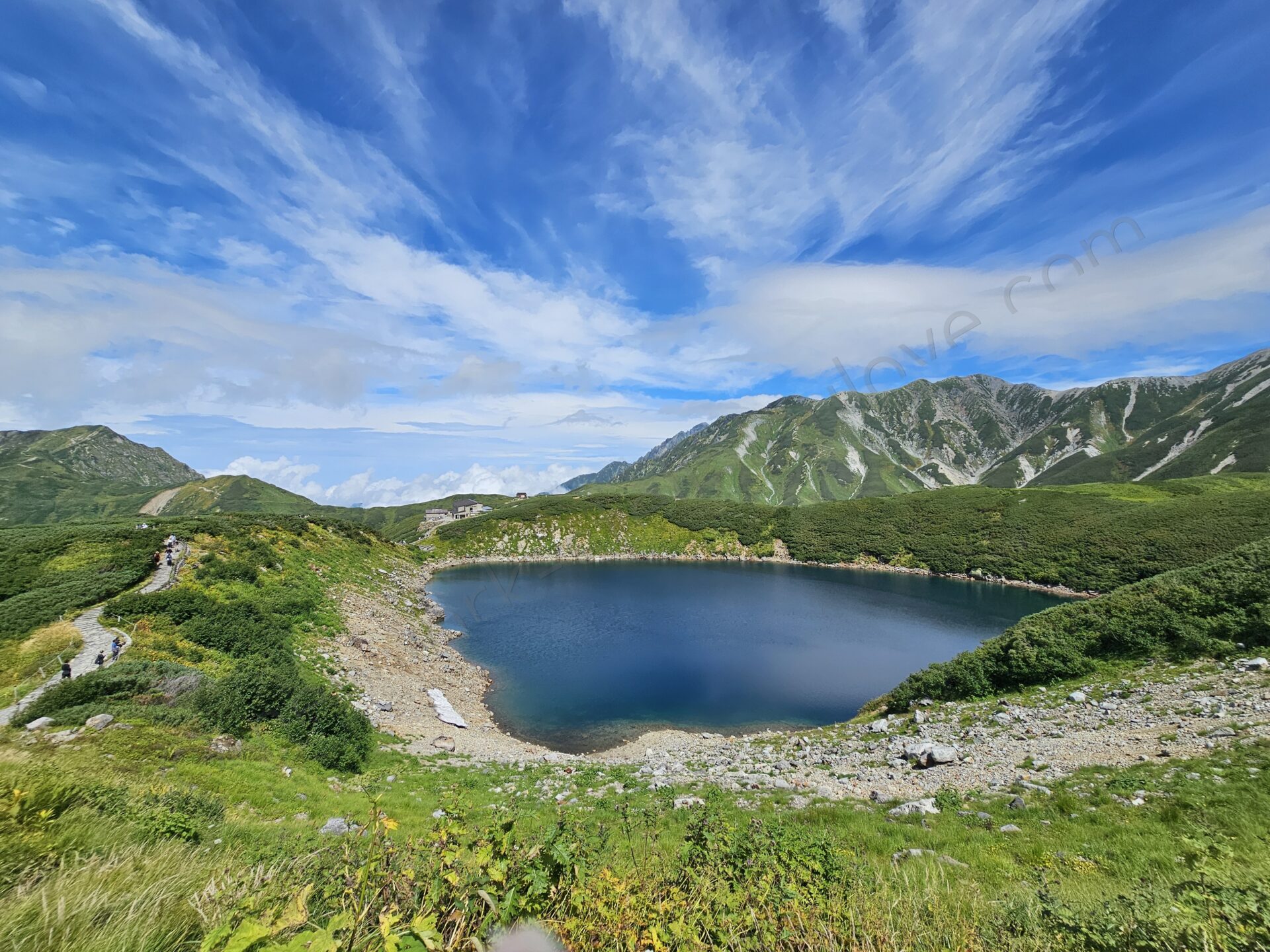 みくりが池と立山連峰