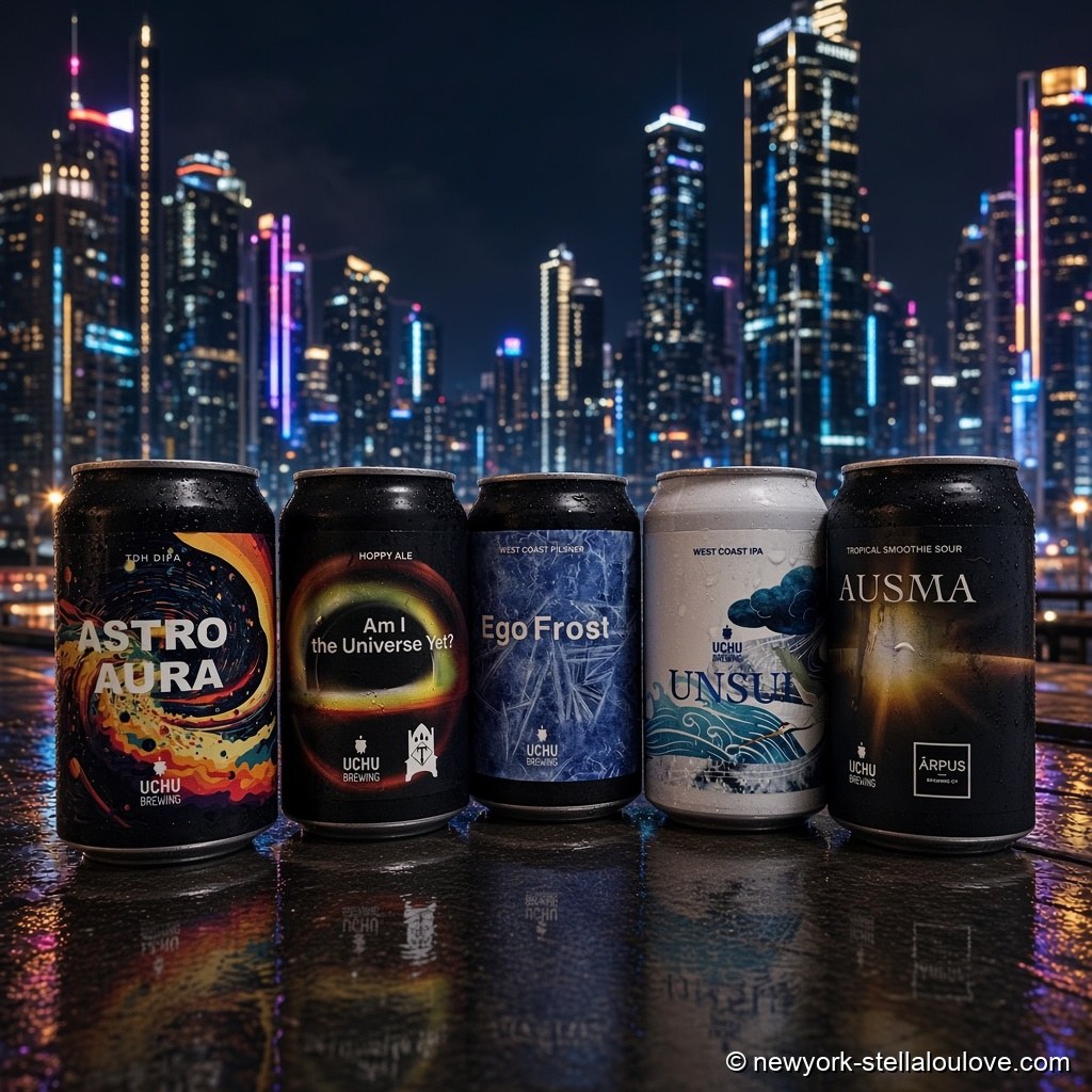 UCHU Brewingの缶ビール5本