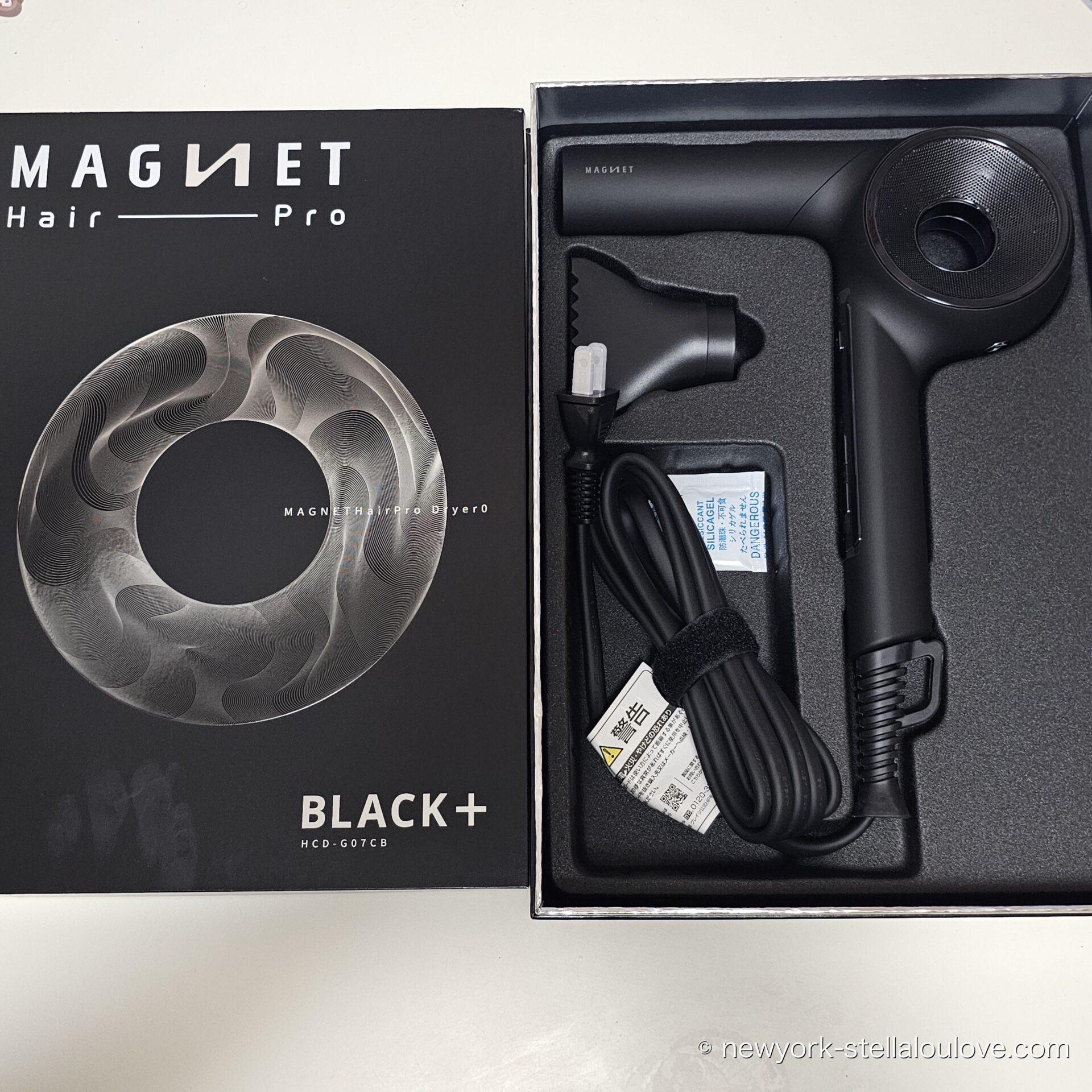 マグネットヘアプロ Dryer0 BLACK+ 実物写真