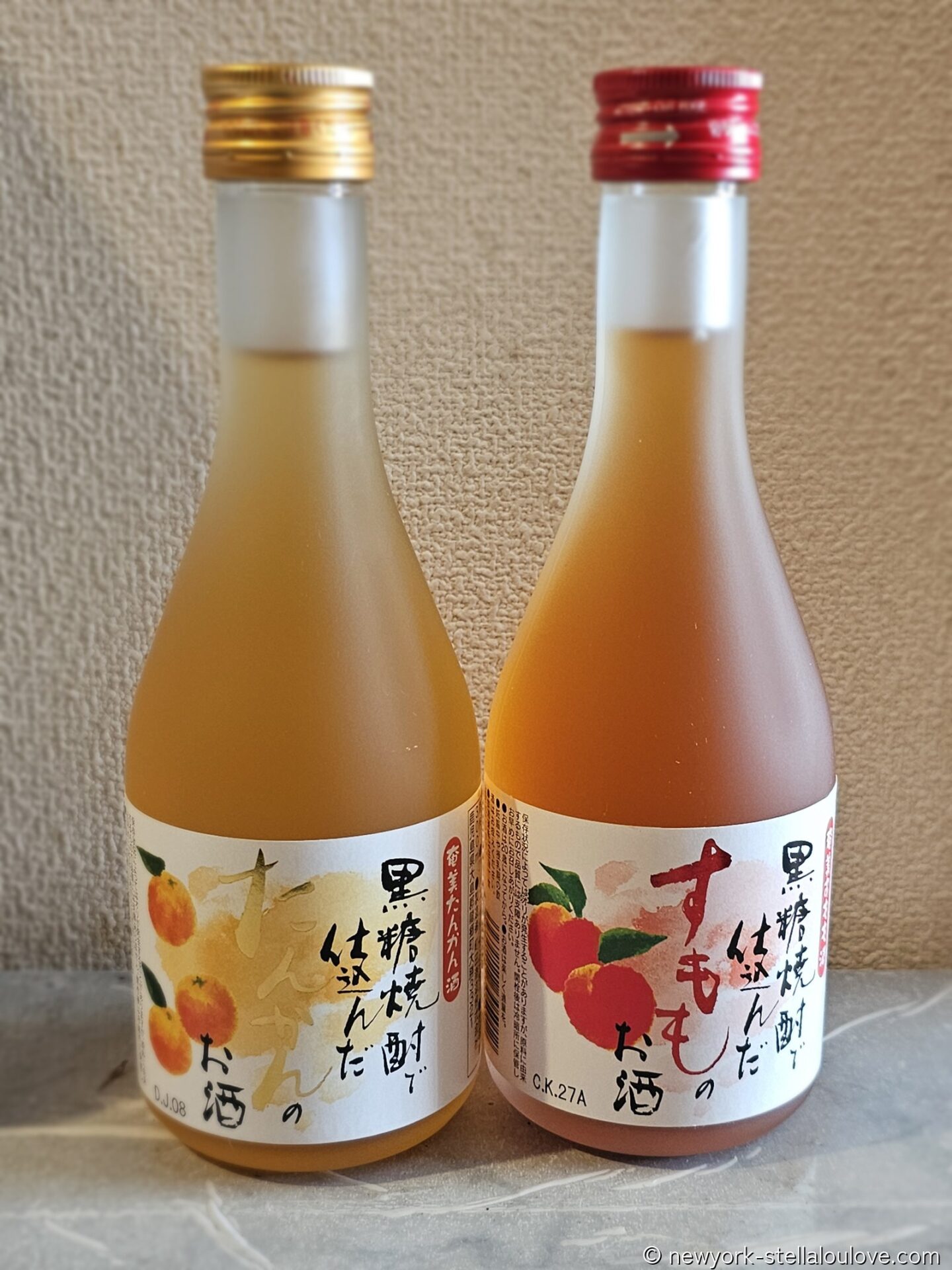黒糖焼酎で仕込んだたんかんとすもものお酒